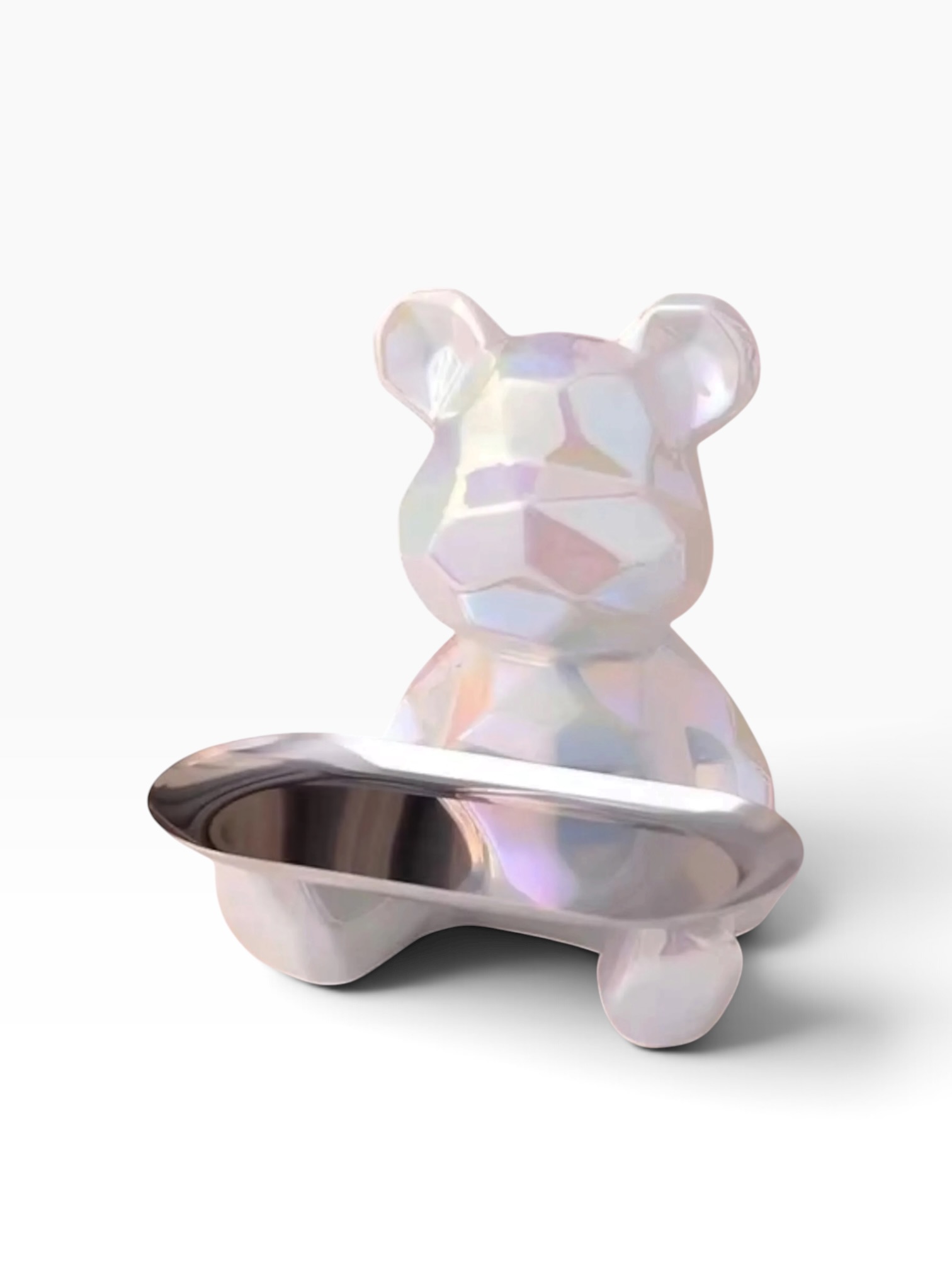 MoneyBear Pearl White